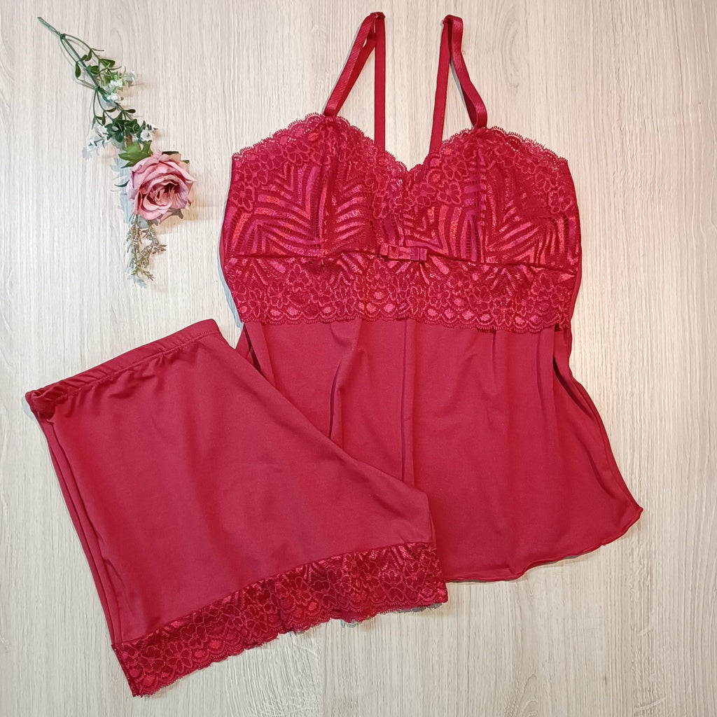 Baby Doll Microfibra com Renda - imagem 6