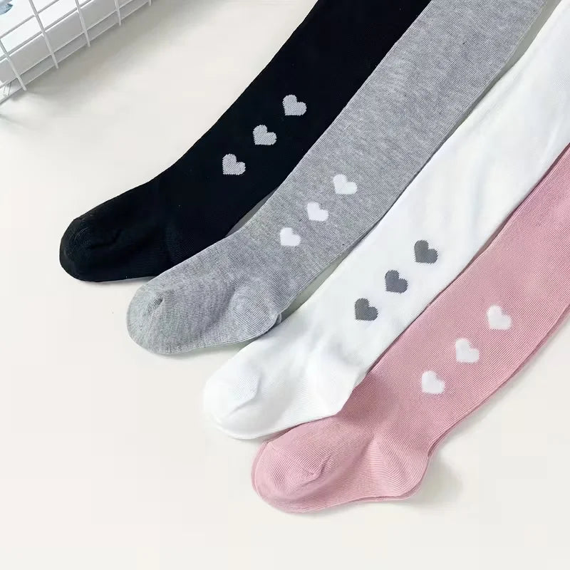 Kit Meia-Calça Coração Lunare® – Elasticidade e Charme