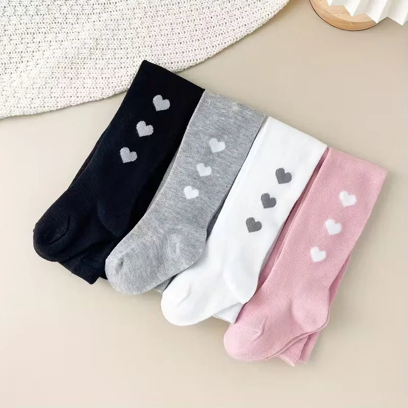 Kit Meia-Calça Coração Lunare® – Elasticidade e Charme