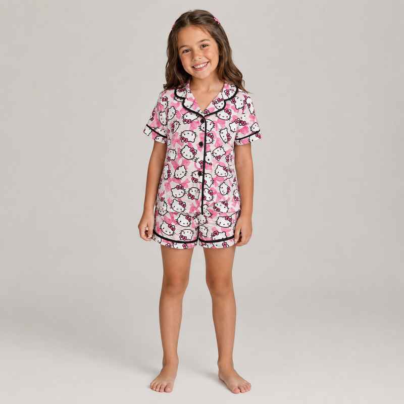 Pijama Americano Infantil Short Doll