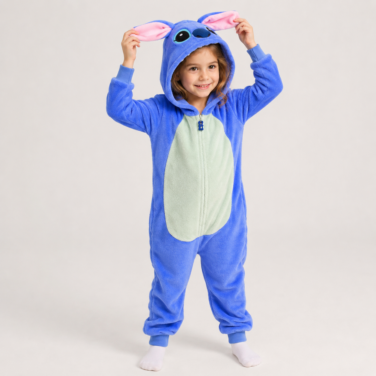 Macacão Infantil Kigurumi Stitch