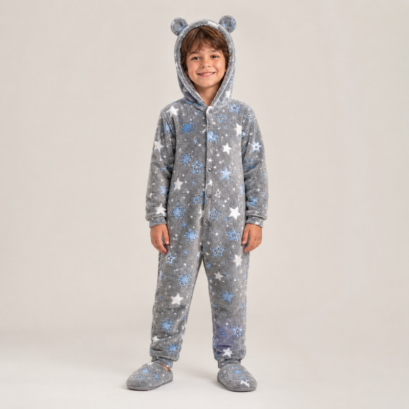 Macacão Infantil Ultra Soft com Orelhinhas