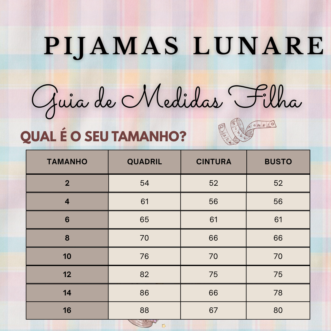 Pijama Infantil Menina Print Love Usinha Lumi Sorvete Delicioso