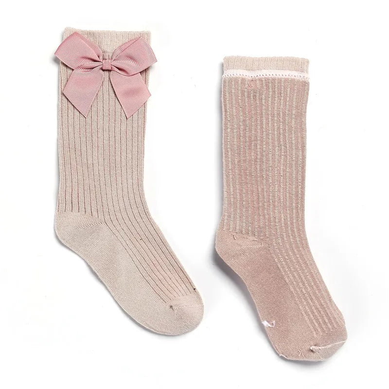 Meia Infantil Laço Lunare® – Delicadeza e Conforto