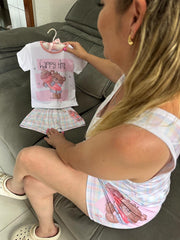 Pijama Infantil Menina Print Love Usinha Lumi Sorvete Delicioso