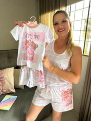Pijama Infantil Menina Print Love Usinha Lumi Sorvete Delicioso