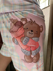 Pijama Infantil Menina Print Love Usinha Lumi Sorvete Delicioso