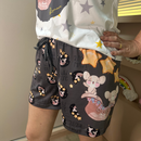 Pijama Tal Mãe Tal Filha Camiseta Personalizada Luna & Mimi com Shorts Ratinhas Mágicas