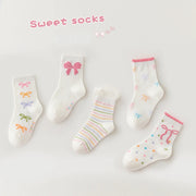 Kit Meias Laço Lunare® – Maciez e Estilo Infantil