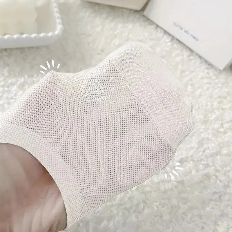 Kit Meias Invisíveis Lunare® – Leveza e Antiderrapante
