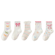 Kit Meias Laço Lunare® – Maciez e Estilo Infantil