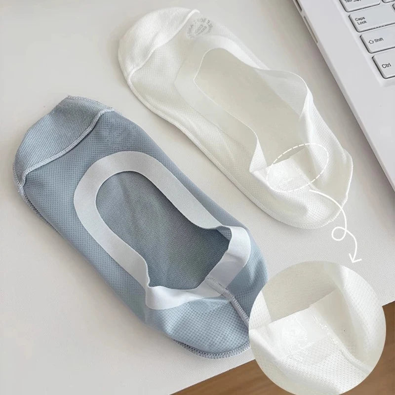 Kit Meias Invisíveis Lunare® – Leveza e Antiderrapante