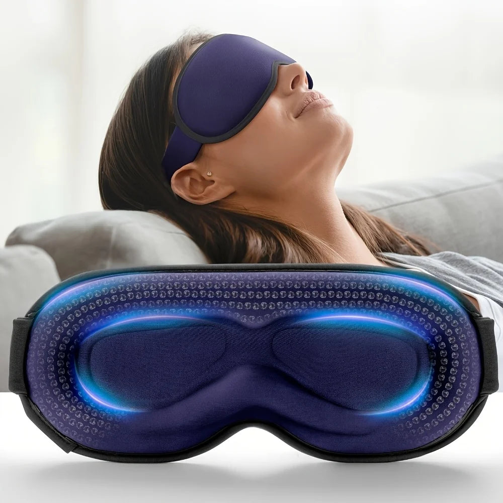 Máscara 3D Lunare® – Bloqueio de Luz e Conforto