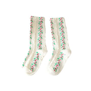Kit Meias Floral Vintage Lunare® – Maciez e Charme