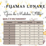 Pijama Infantil Curto Camiseta Manga Curta e Shorts Estampa Personalizada Ratinhas Luna & Mimi