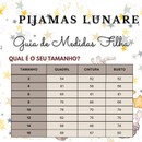 Pijama Infantil Curto Camiseta Manga Curta e Shorts Estampa Personalizada Ratinhas Luna & Mimi