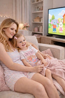 Pijama Tal Mãe Tal Filha Print Love Ursinha Lumi Sorvete Delicioso