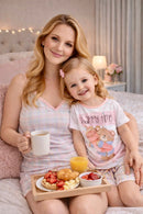 Pijama Tal Mãe Tal Filha Print Love Ursinha Lumi Sorvete Delicioso