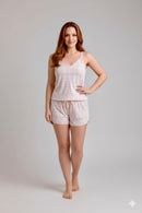 Short Doll Feminino com Alça Regulável Print Love Ursinha Lumi