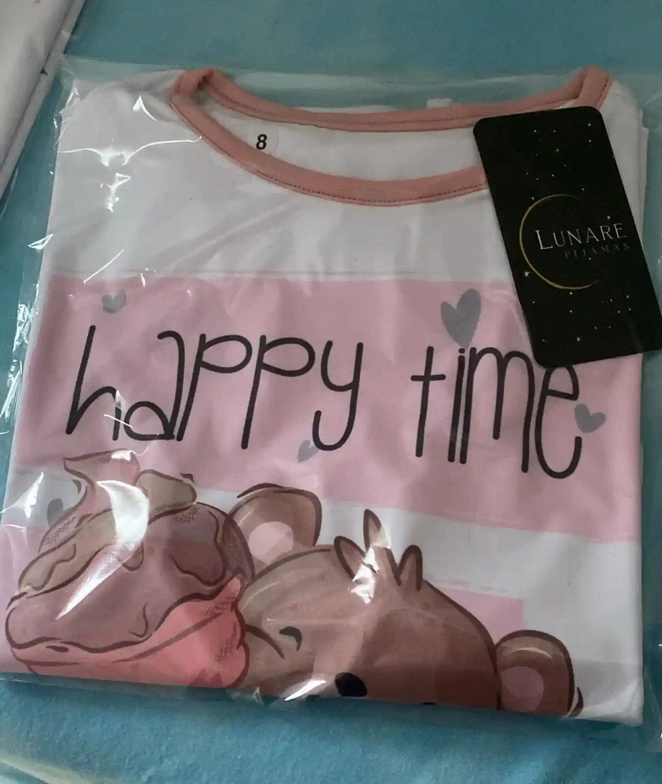 Pijama Infantil Menina Print Love Usinha Lumi Sorvete Delicioso