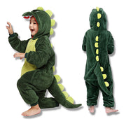 Macacão Infantil Kigurumi Dinossauro - Dinossauro Verde