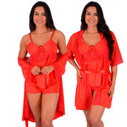Kit Robe + Short Doll com Renda - imagem 13