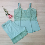 Baby Doll Microfibra com Renda - imagem 8