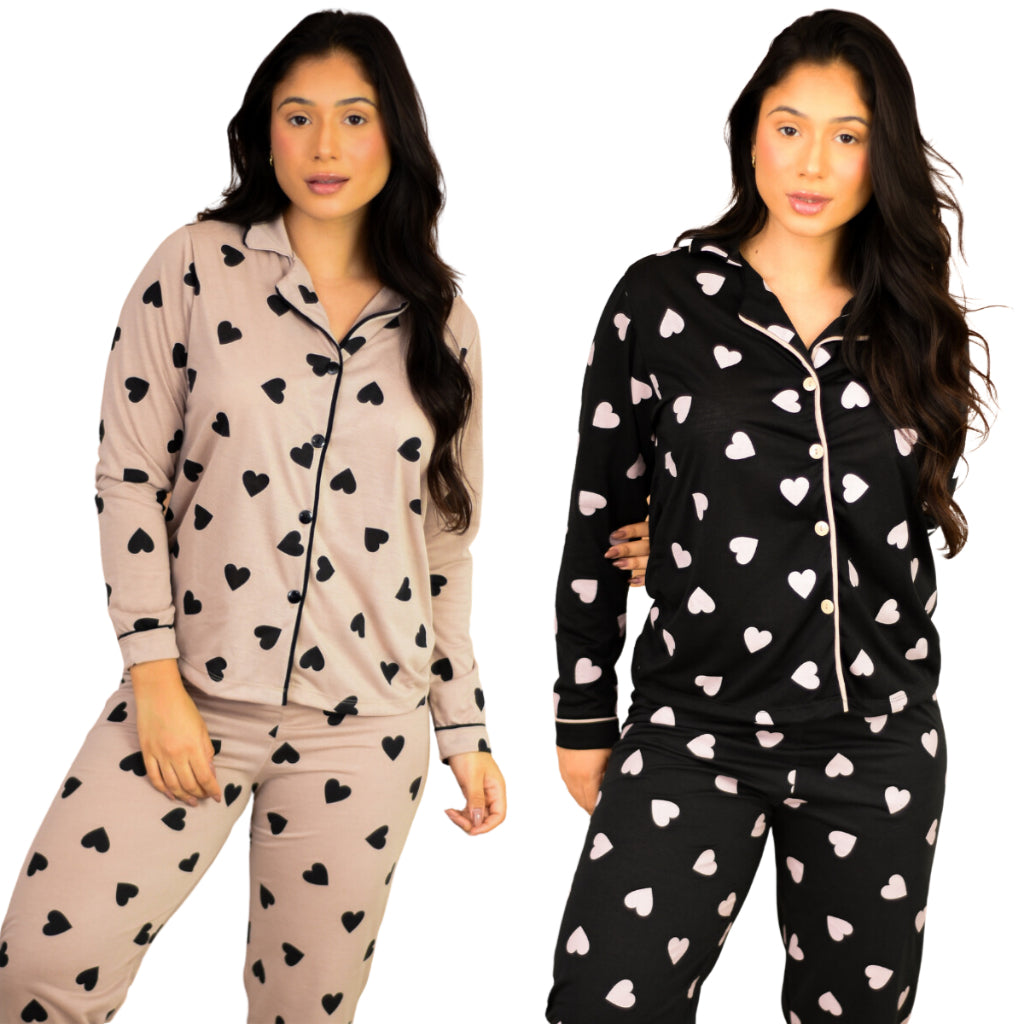 Kit 2 Pijamas Americanos Femininos - imagem 5