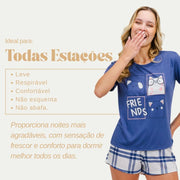 Kit 3 Pijamas Femininos de Verão - imagem 3