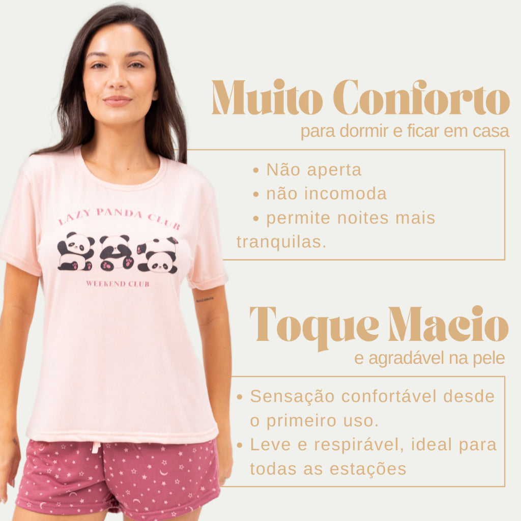 Kit 3 Pijamas Femininos de Verão - imagem 2