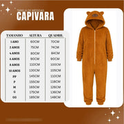 Macacão Infantil Kigurumi Capivara - imagem 4