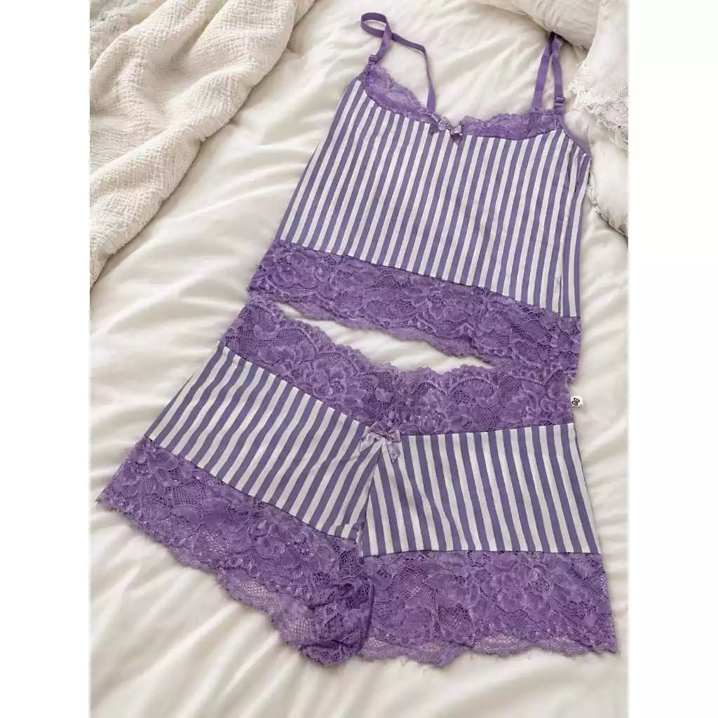 Baby Doll Listrado Lunare® – Frescor e Sensualidade