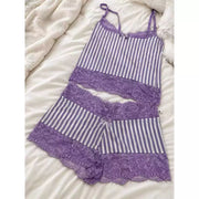 Baby Doll Listrado Lunare® – Frescor e Sensualidade