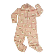 Macacão Infantil Ultra Soft com Orelhinhas - Rosa Ovelhinhas