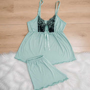 Baby Doll Liganete com Renda Bicolor - Bicolor 3
