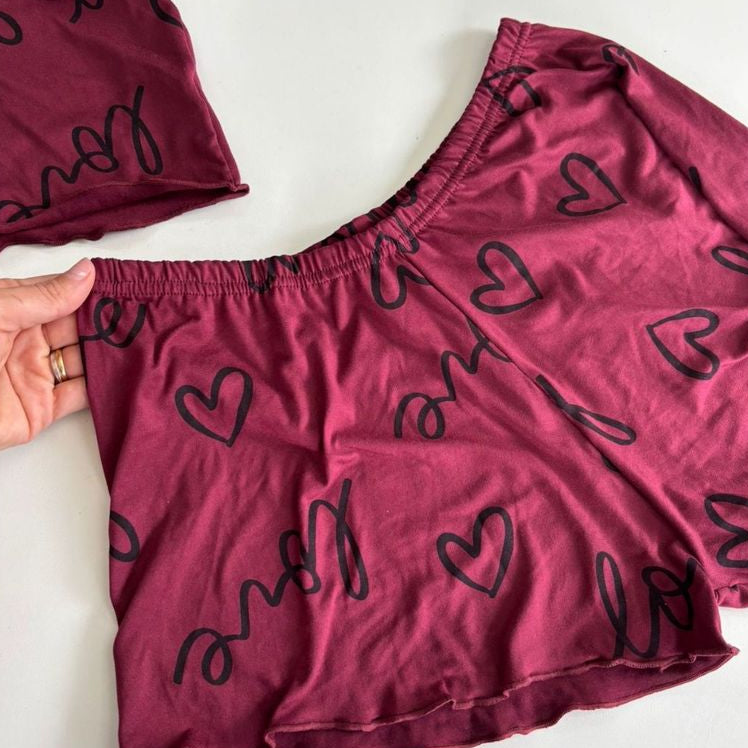 Baby Doll Cropped Sedoso com Botões - imagem 8