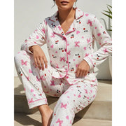Pijama Americano Longo com Botões - Estampa 1
