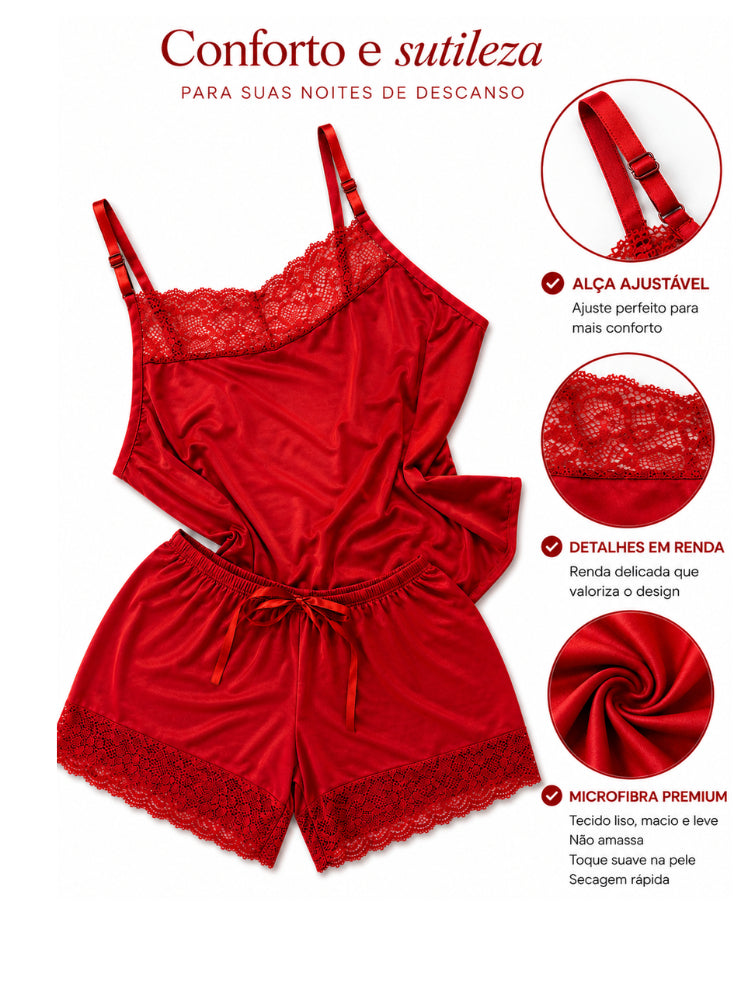 Baby Doll Renda Premium - Modelo 1