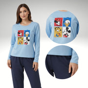 Pijama Feminino Longo Estampado - imagem 9