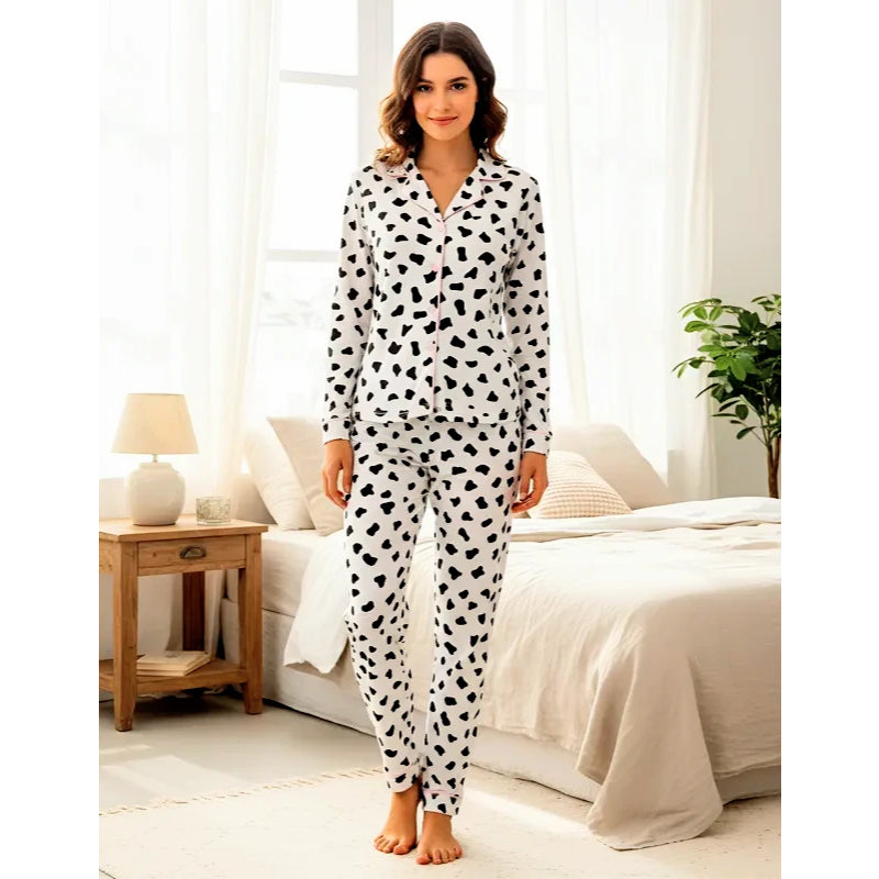 Pijama Americano Longo com Botões - imagem 18
