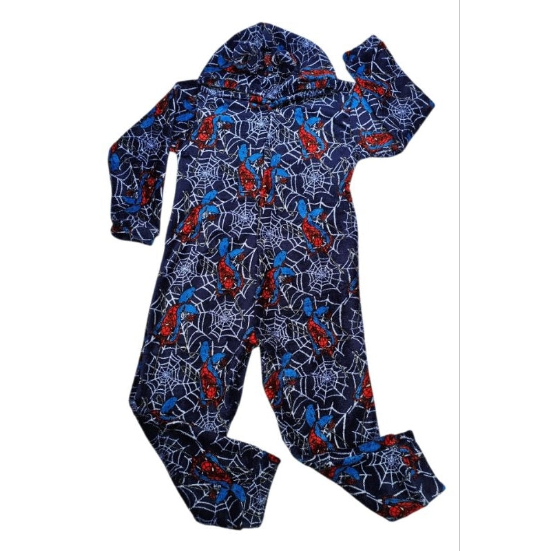 Macacão Infantil Ultra Soft com Orelhinhas - Azul Teia