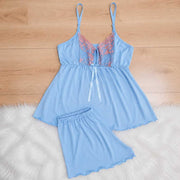 Baby Doll Liganete com Renda Bicolor - Bicolor 4