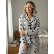 Pijama Americano Longo com Botões - imagem 11
