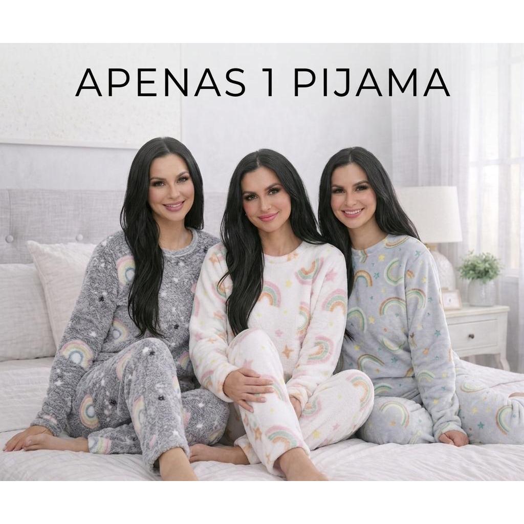 Pijama Feminino Ultra Soft Peluciado - imagem 7