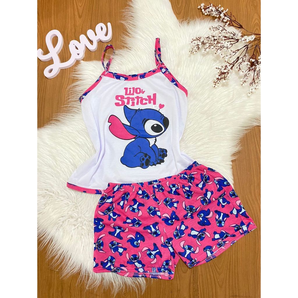 Kit 2 Short Dolls Lilo & Stitch - imagem 2
