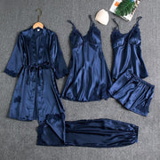 Kit 5 Peças Cetim com Robe - imagem 6