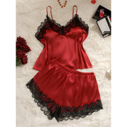 Baby Doll Cetim Plus Size com Renda - imagem 7