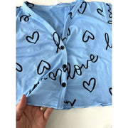 Baby Doll Cropped Sedoso com Botões - imagem 7
