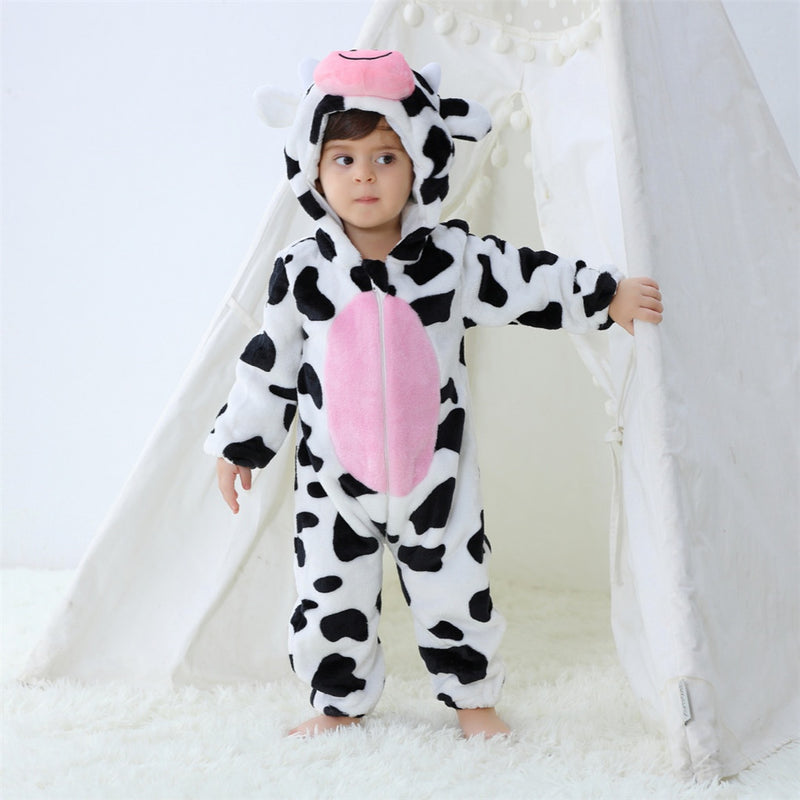 Macacão Kigurumi para Bebê Bichinhos - Vaquinha