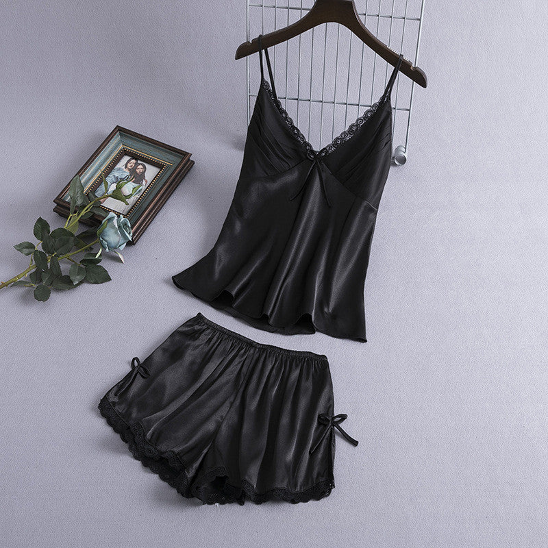 Short Doll Cetim Plus Size - Preto
